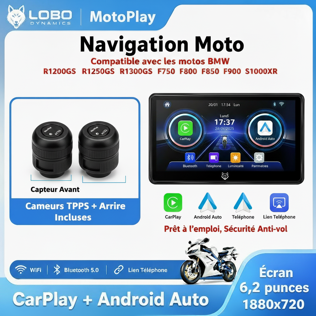 MotoPlay™: un Carplay pour Motorcycle