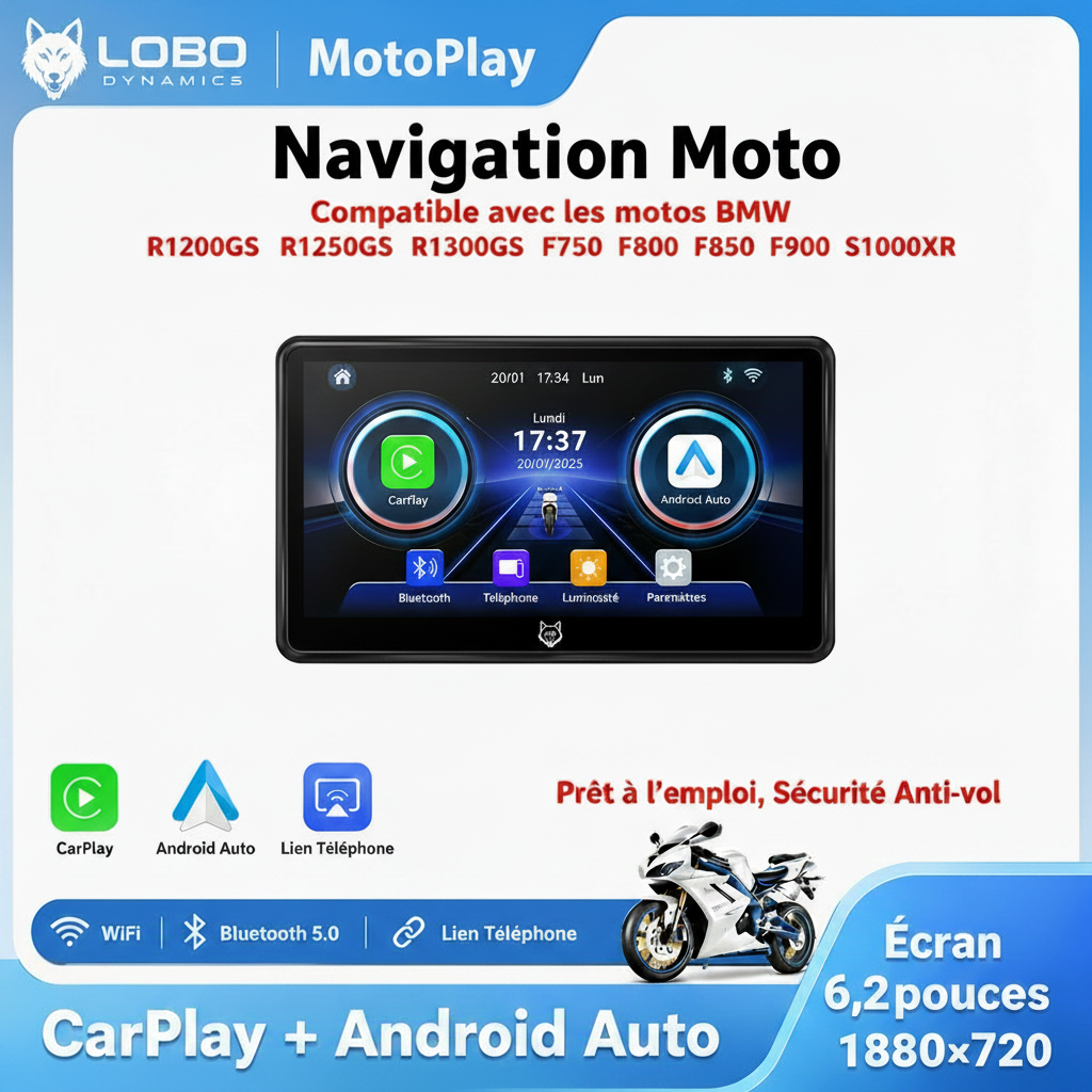 MotoPlay™: un Carplay pour Motorcycle